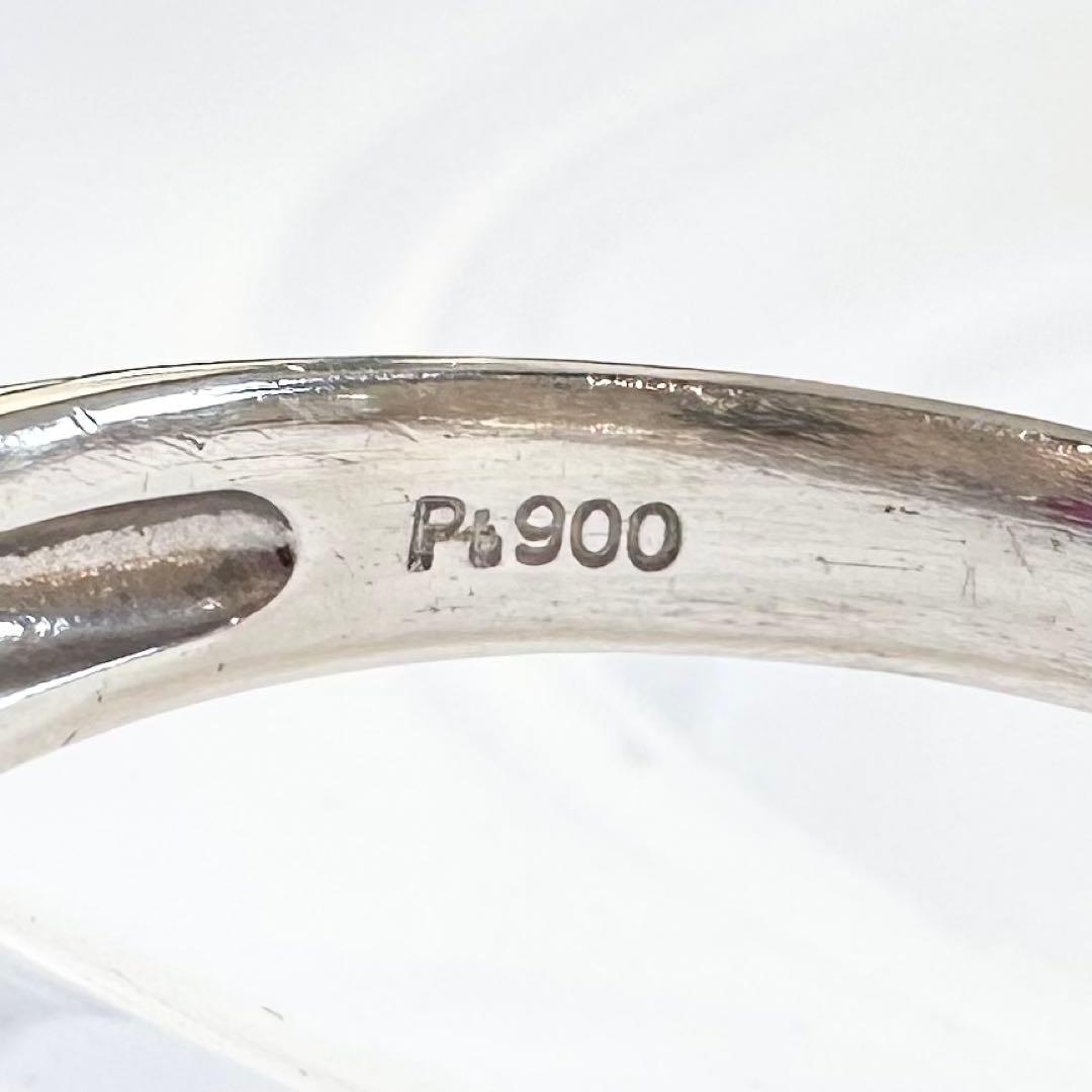 【美品】PT900 ルビー 5.31ct リング 大粒