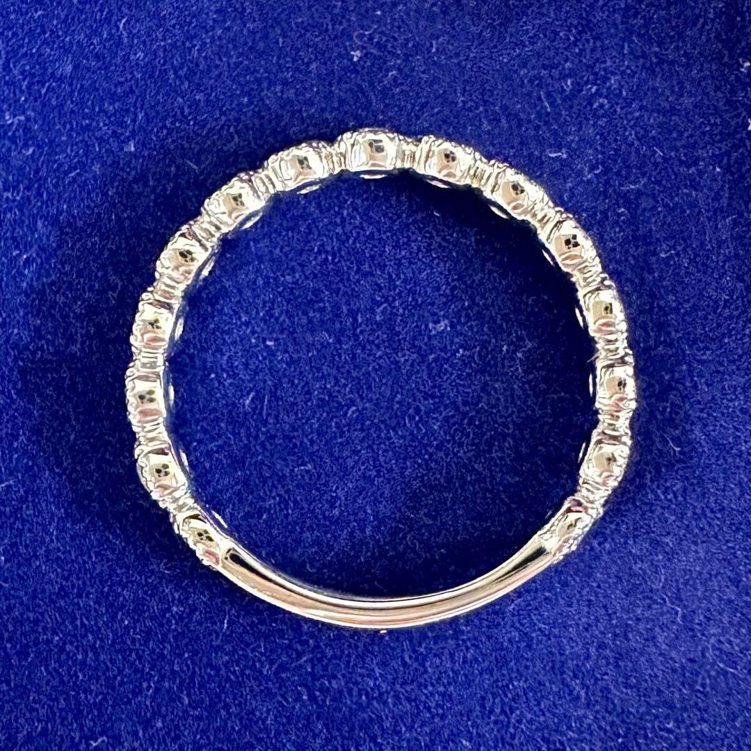PT900 ダイヤモンド0.58ct ハーフエタニティリング レディース
