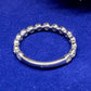 PT900 ダイヤモンド0.58ct ハーフエタニティリング レディース