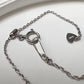 K18 ガーネット5.19ct 鳥モチーフ デザインネックレス