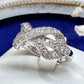 【K18WG】ダイヤモンド 0.45ct リング リポンデザイン