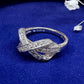 【K18WG】ダイヤモンド 0.45ct リング リポンデザイン