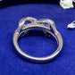 【K18WG】ダイヤモンド 0.45ct リング リポンデザイン
