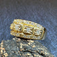 【K18】ダイヤモンド 0.38ct デザイン リング