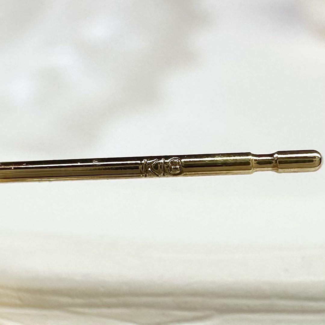 【K18】新品アコヤパール 8mm ピアス