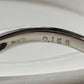 PT900 アレキサンドライト ダイヤモンド リング 0.158ct 希少石