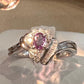 PT900 アレキサンドライト ダイヤモンド リング 0.158ct 希少石