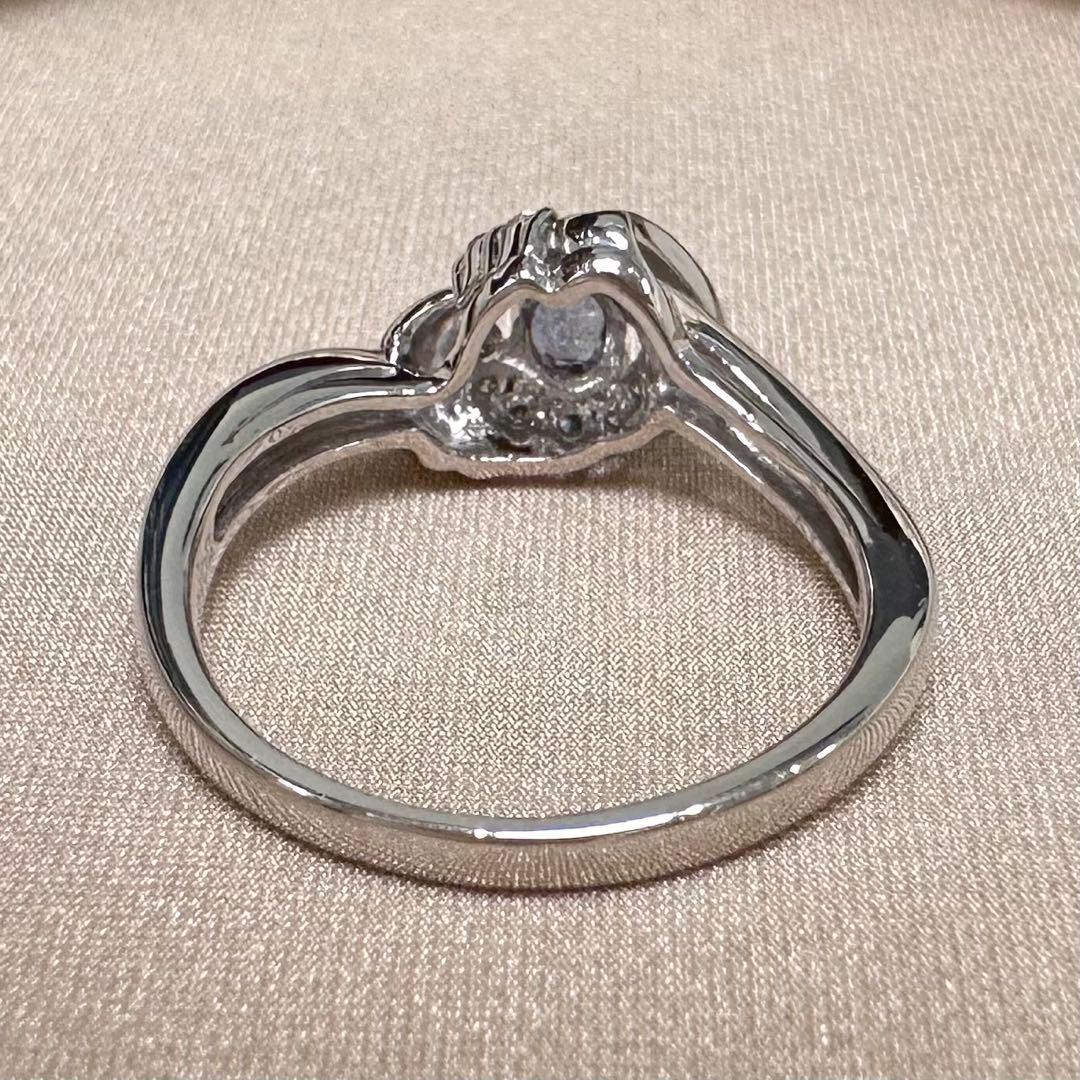 PT900 アレキサンドライト ダイヤモンド リング 0.158ct 希少石
