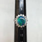 PT900 ブラックオパール 2.54ct ダイヤモンドリング