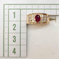 【K18】ルビー 0.49ct リング