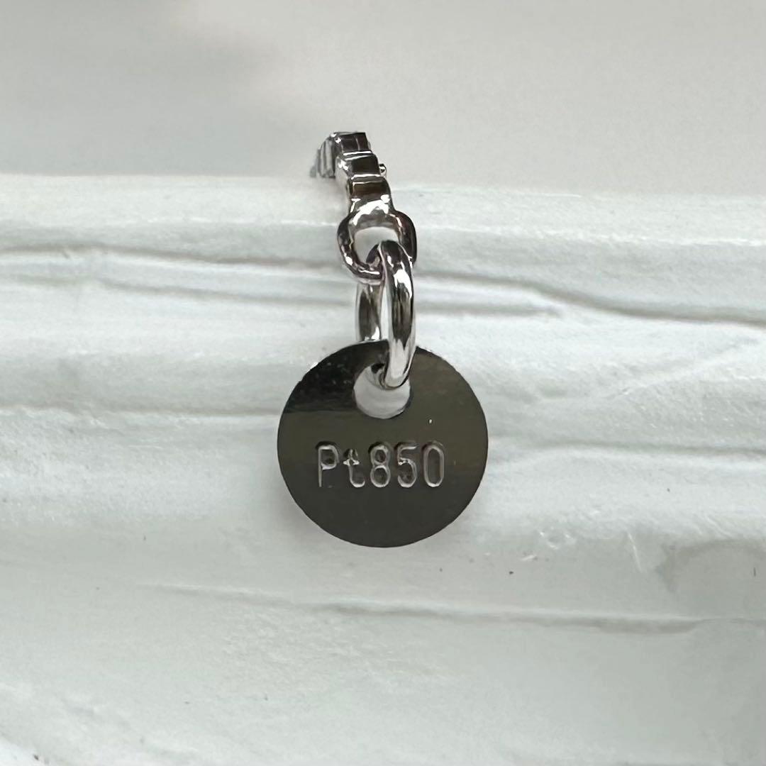 【美品】PT900 トルマリン 2.35ct ダイヤモンド ネックレス