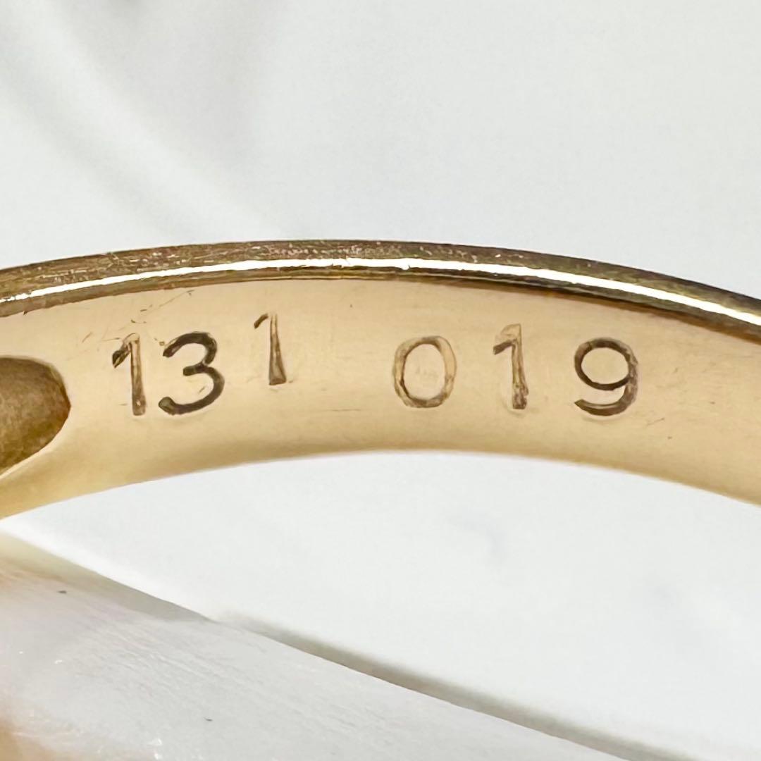 K18 ルビー1.31ct ダイヤモンド デザインリング