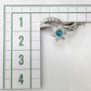 PT900 ブラジル産パライバトルマリン ダイヤモンド リング 0.127ct