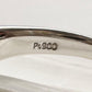 PT900 ブラジル産パライバトルマリン ダイヤモンド リング 0.127ct