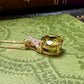 K18 スフェーン1.86ct ダイヤモンド ネックレス