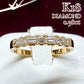 【K18】ダイヤモンド 0.38ct リング