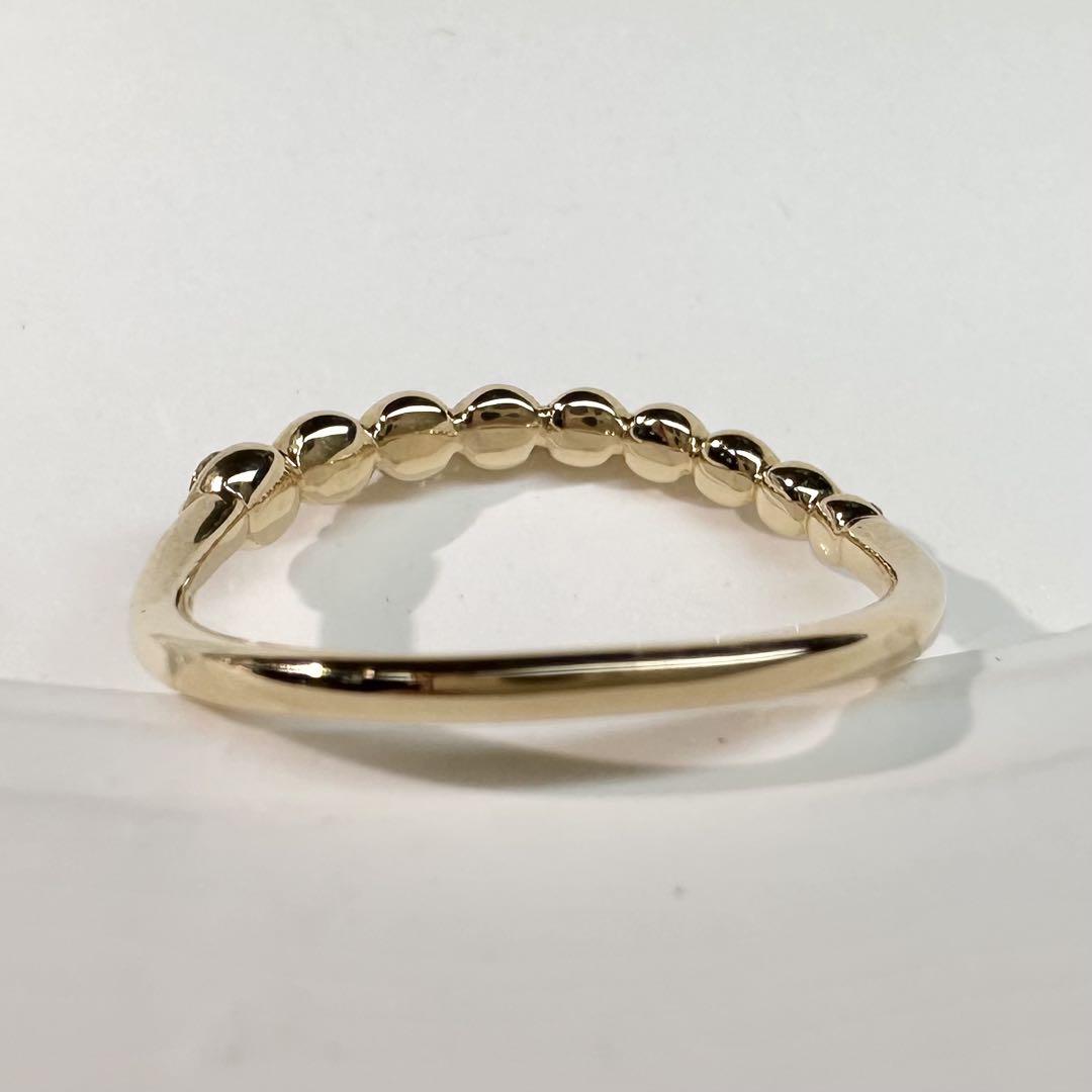 【4°C】K18ダイヤモンド リング 上品エタニティ風デザイン