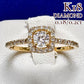 K18ダイヤモンド 0.18/0.2ct リング