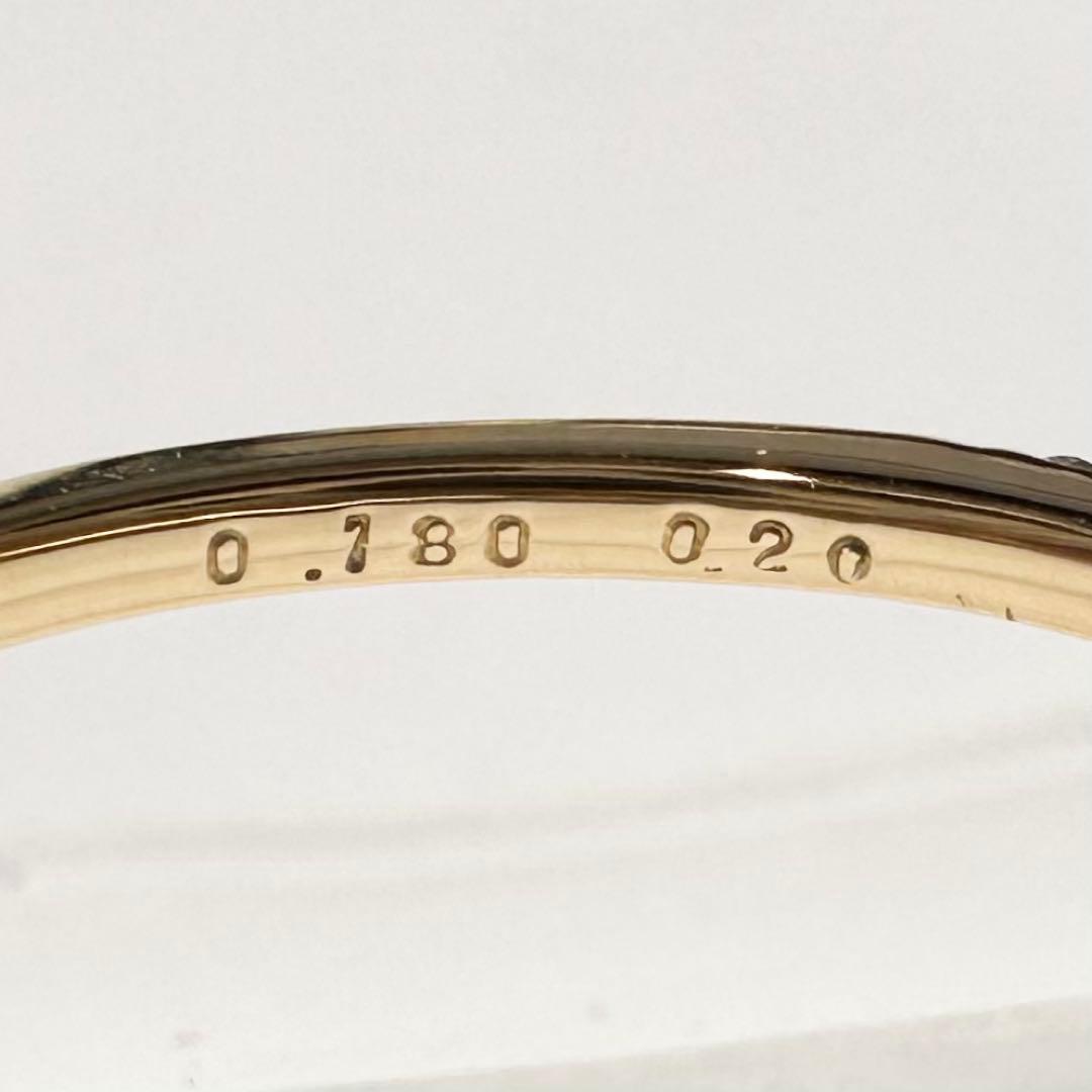 K18ダイヤモンド 0.18/0.2ct リング