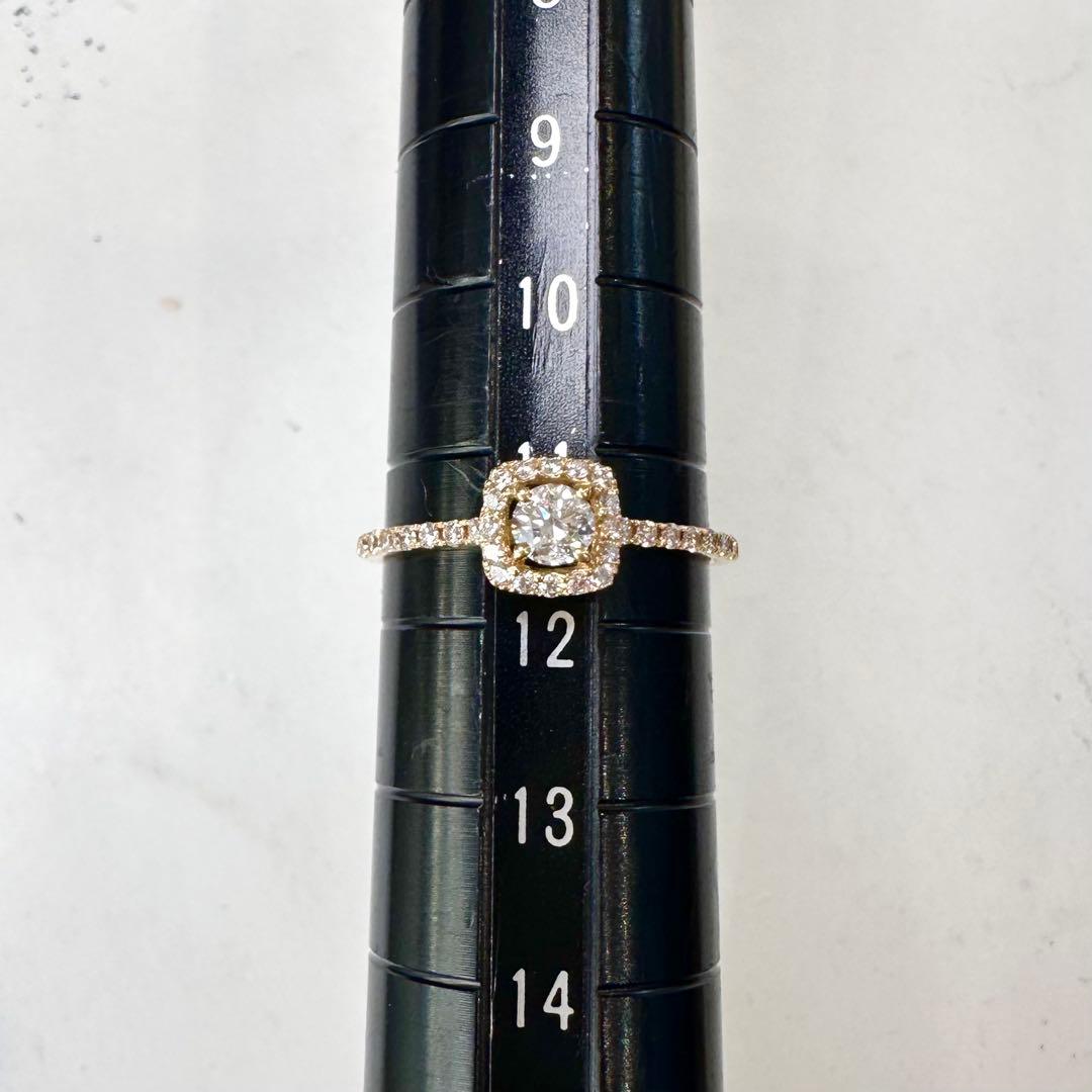 K18ダイヤモンド 0.18/0.2ct リング