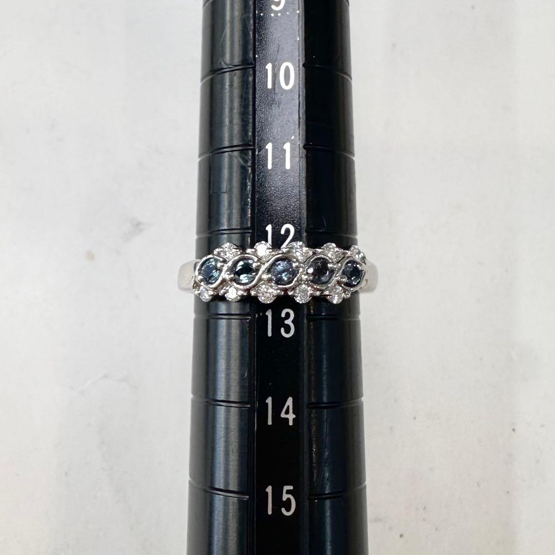 PT900 アレキサンドライト リング 0.27ct カラーチェンジ 希少石