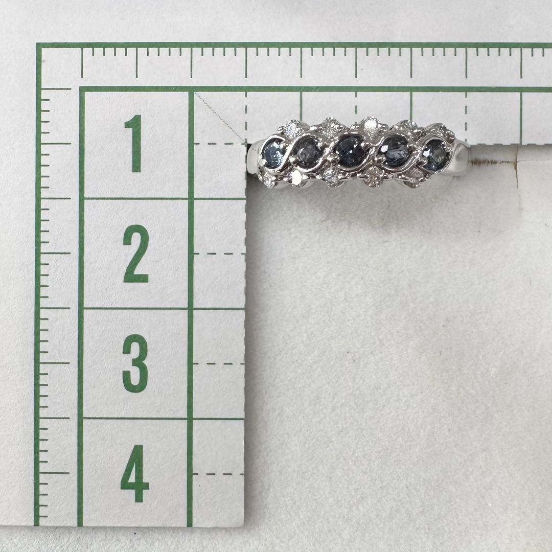 PT900 アレキサンドライト リング 0.27ct カラーチェンジ 希少石