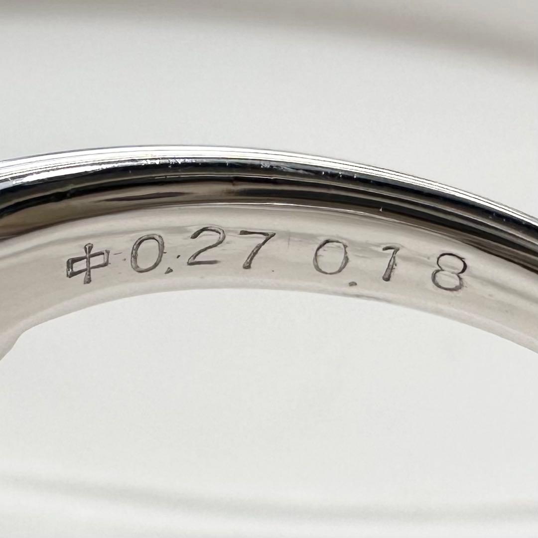 PT900 アレキサンドライト リング 0.27ct カラーチェンジ 希少石