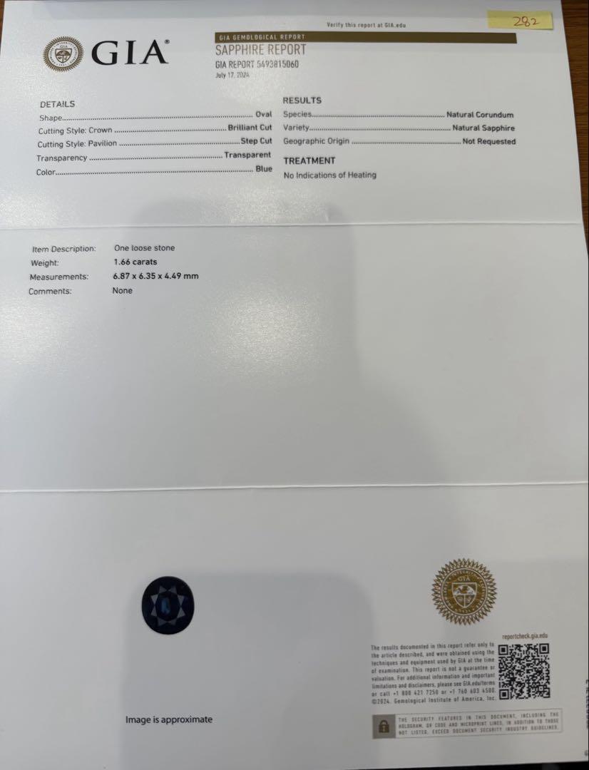 【美品】PT900 サファイア ダイヤモンドリング 1.66ct