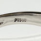 PT900 アレキサンドライト ダイヤモンド リング 0.35ct 希少石