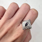 PT900 アレキサンドライト ダイヤモンド リング 0.35ct 希少石