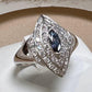 PT900 アレキサンドライト ダイヤモンド リング 0.35ct 希少石