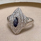 PT900 アレキサンドライト ダイヤモンド リング 0.35ct 希少石