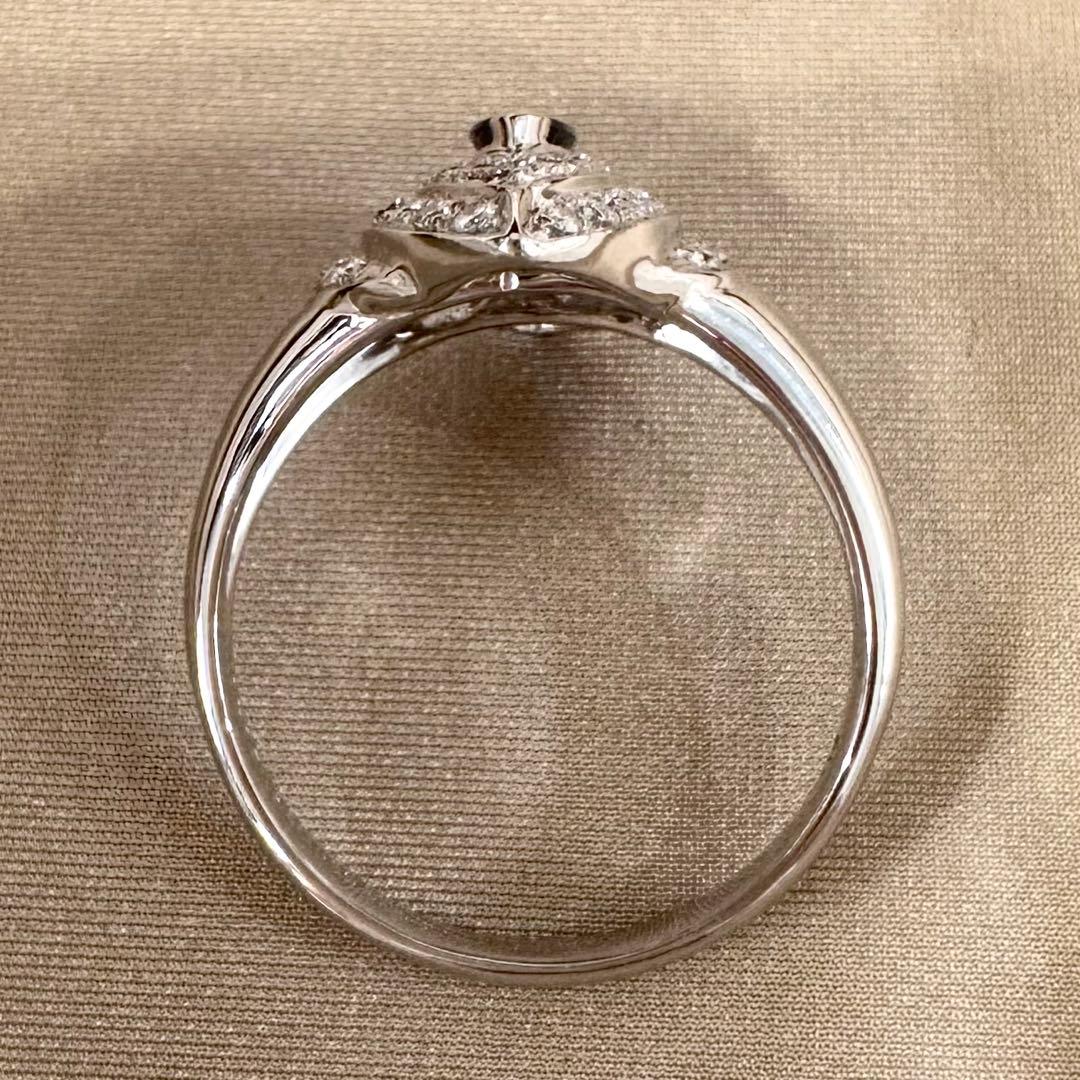 PT900 アレキサンドライト ダイヤモンド リング 0.35ct 希少石