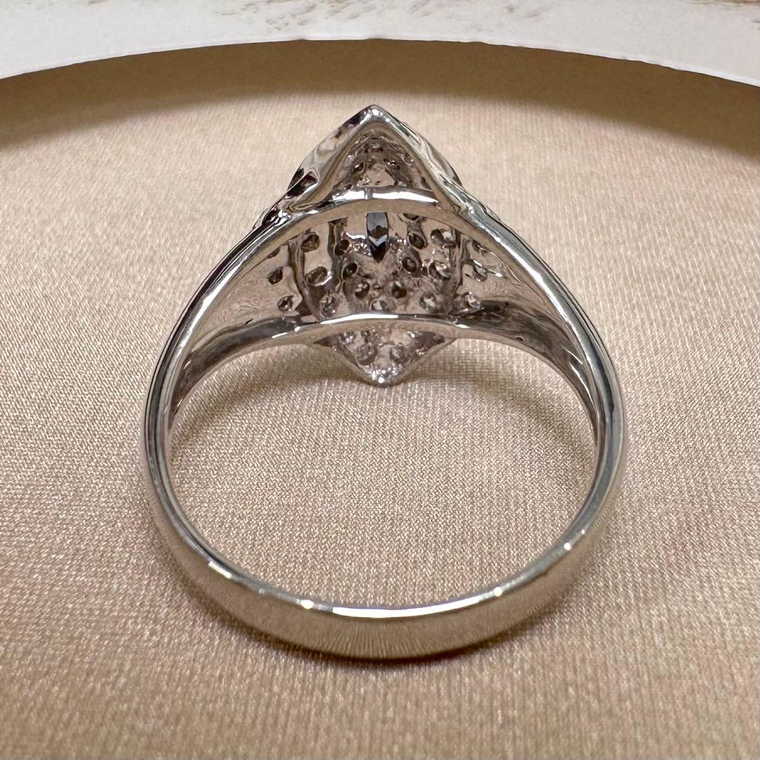 PT900 アレキサンドライト ダイヤモンド リング 0.35ct 希少石
