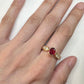 【K18】スピネル 0.85ct リング