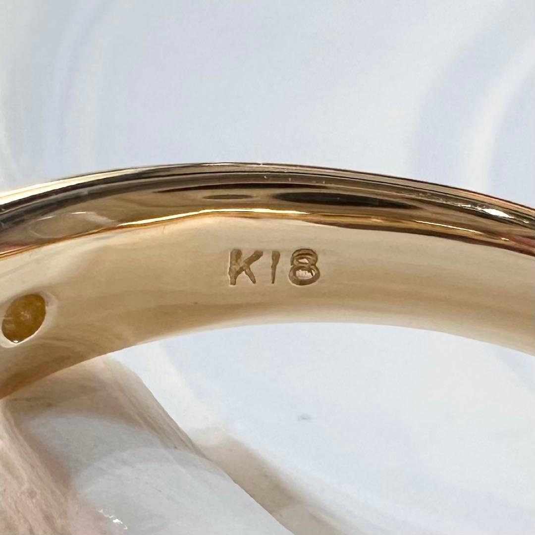 【K18】スピネル 0.85ct リング