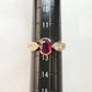 【K18】スピネル 0.85ct リング