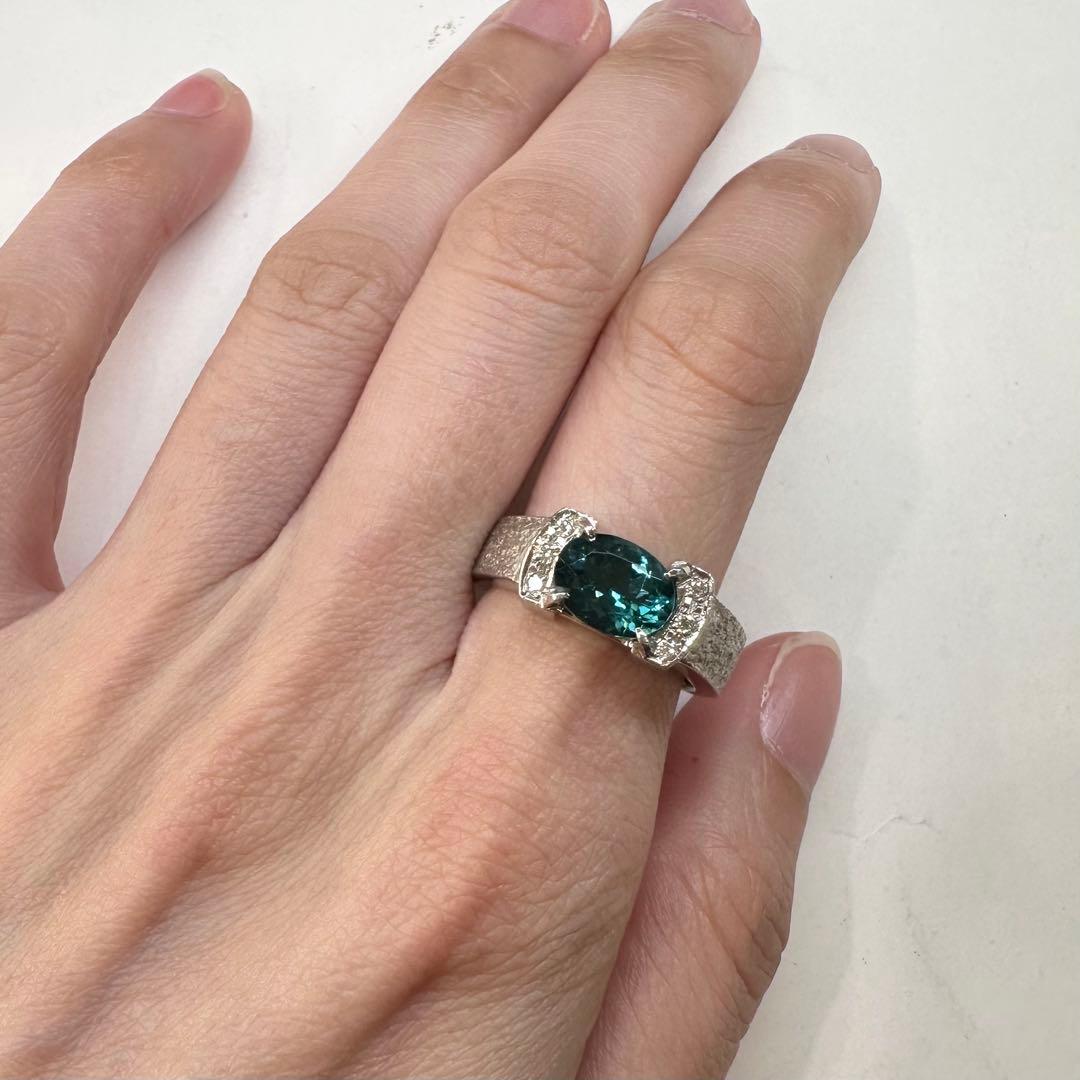 【美品】PT900トルマリン1.62ct リング