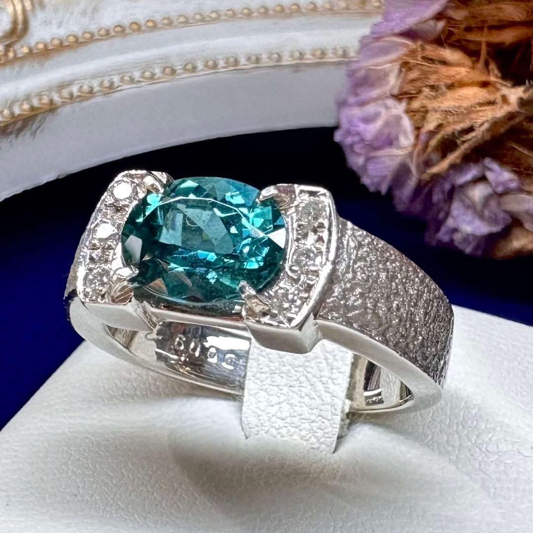 【美品】PT900トルマリン1.62ct リング