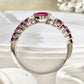 【K18】ルビー 0.4ct/0.43ct デザイン リング