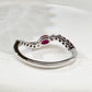 【K18】ルビー 0.4ct/0.43ct デザイン リング