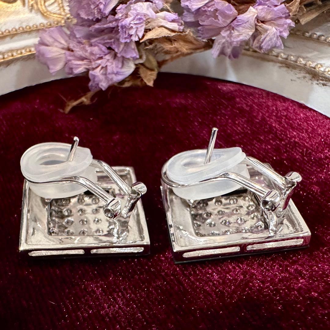 【K18】マルチカラーストーン ダイヤ0.5ct ピアス/イヤリング