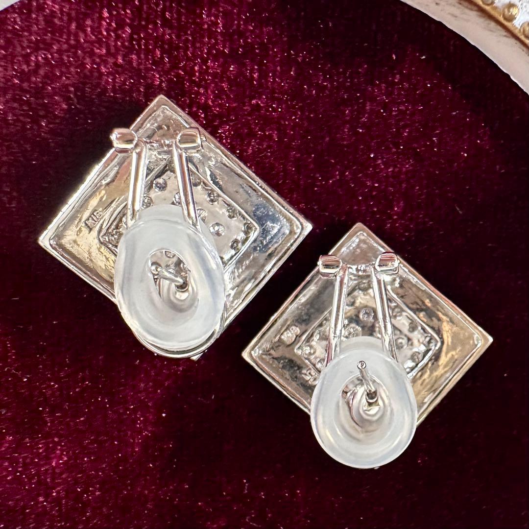 【K18】マルチカラーストーン ダイヤ0.5ct ピアス/イヤリング