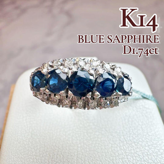 【K14WG】ブルーサファイア1.09 レトロリング