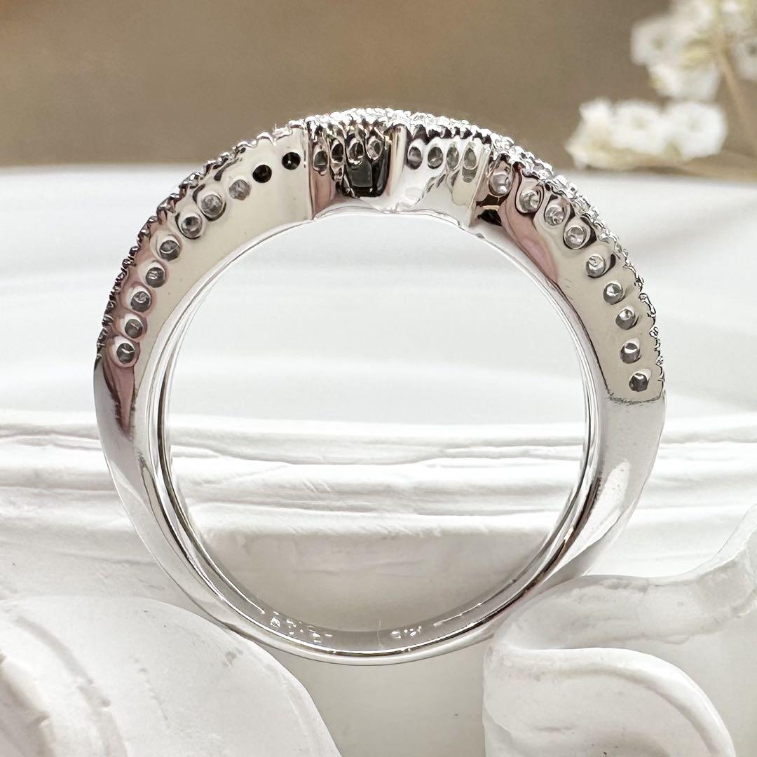 【K18】ピンクサファイア 0.19ct ダイヤモンド リング