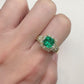 【K18】エメラルド 1.28ct リング