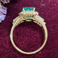 【K18】エメラルド 1.28ct リング