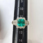 【K18】エメラルド 1.28ct リング