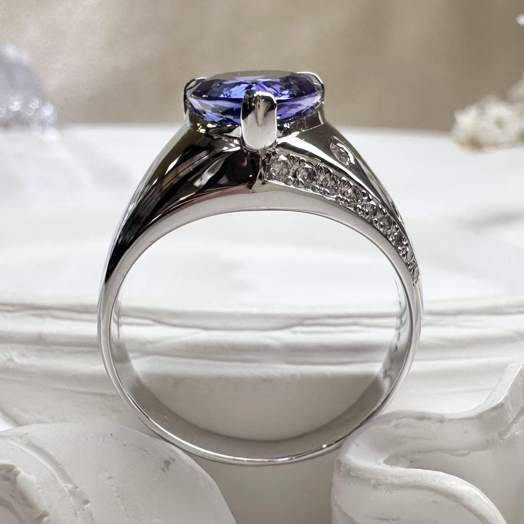 【K18】タンザナイト リング 3.04ct