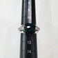 K18WG トルマリン ダイヤモンド リング 4.13ct 大粒 カボション